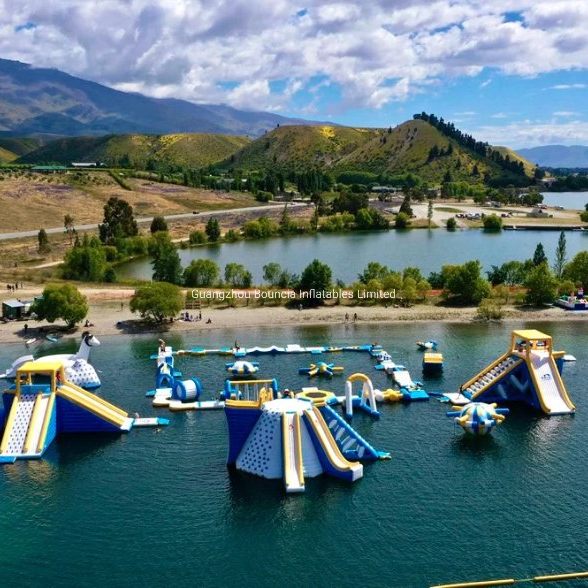 200 Persons Inflatable Water Park Floating Water Park Aqua Sports Equipment for Lake