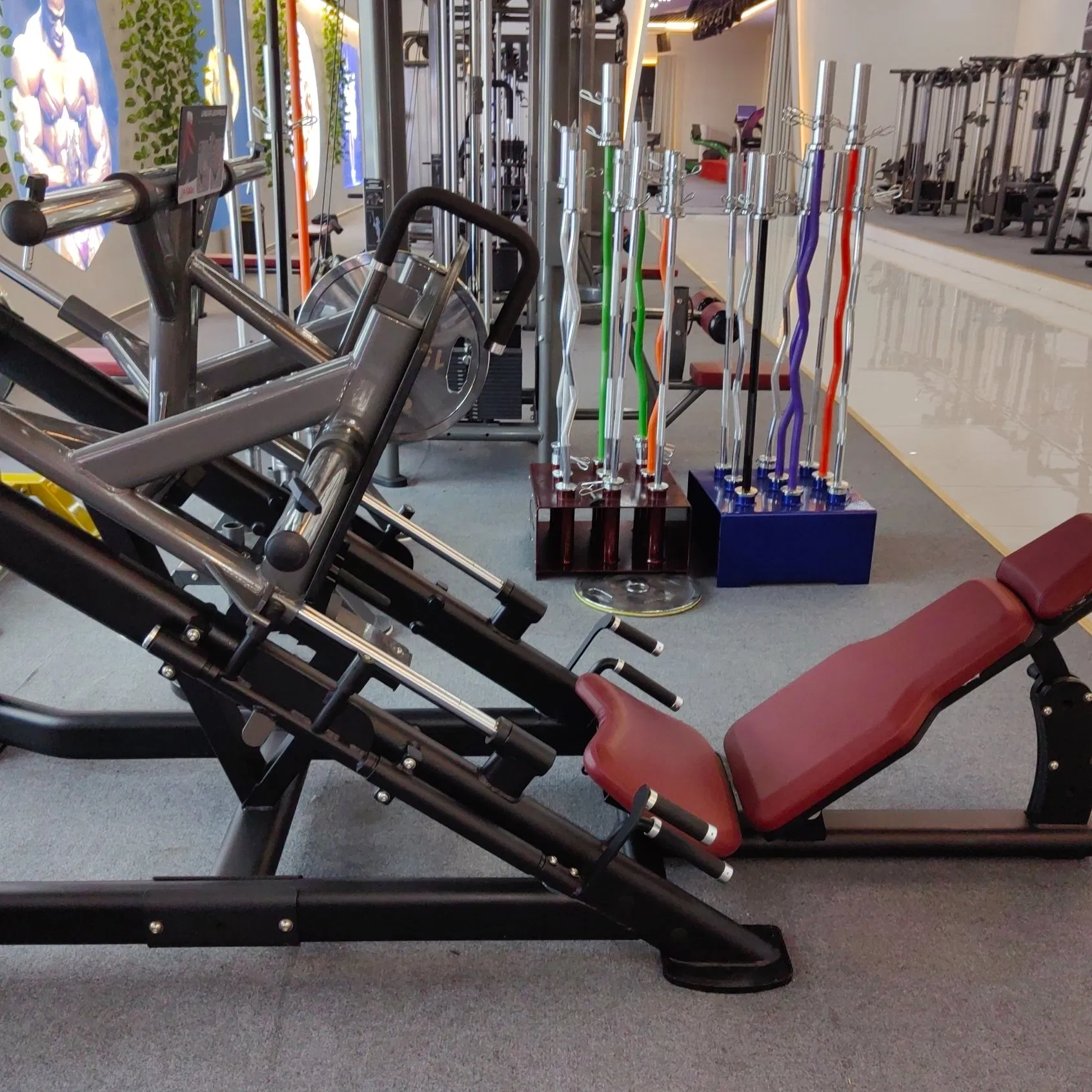 Wholesale Price 45 Degre Leg Press Machine Plate Loaded Selections Strength Home Gym Fitness Sports Gym Equipment