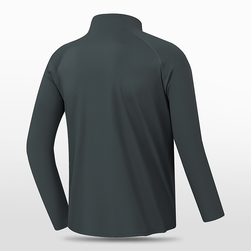 Fully Functional Man Long Sleeves Washable Sport Pullover for Aerobics