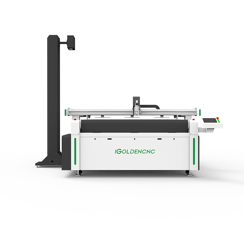 Automatic Oscillating Vibrating Knife CNC Sports Clothes Fabric Cutting Machine with CCD Projector CNC Knife Cutter Machinery