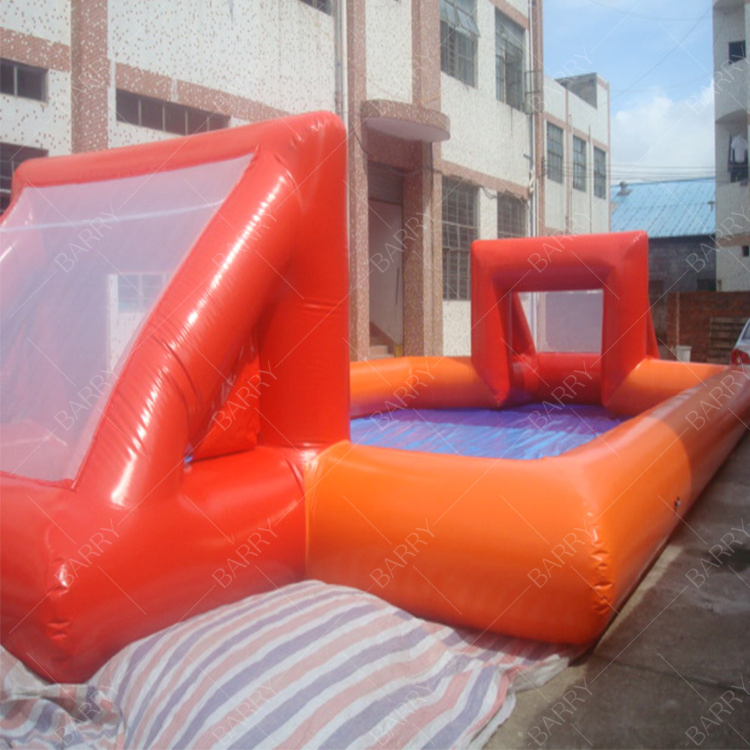 Barry Outdoor Sports Arena Mobile Inflatable Football Pitch Football Soccer Field