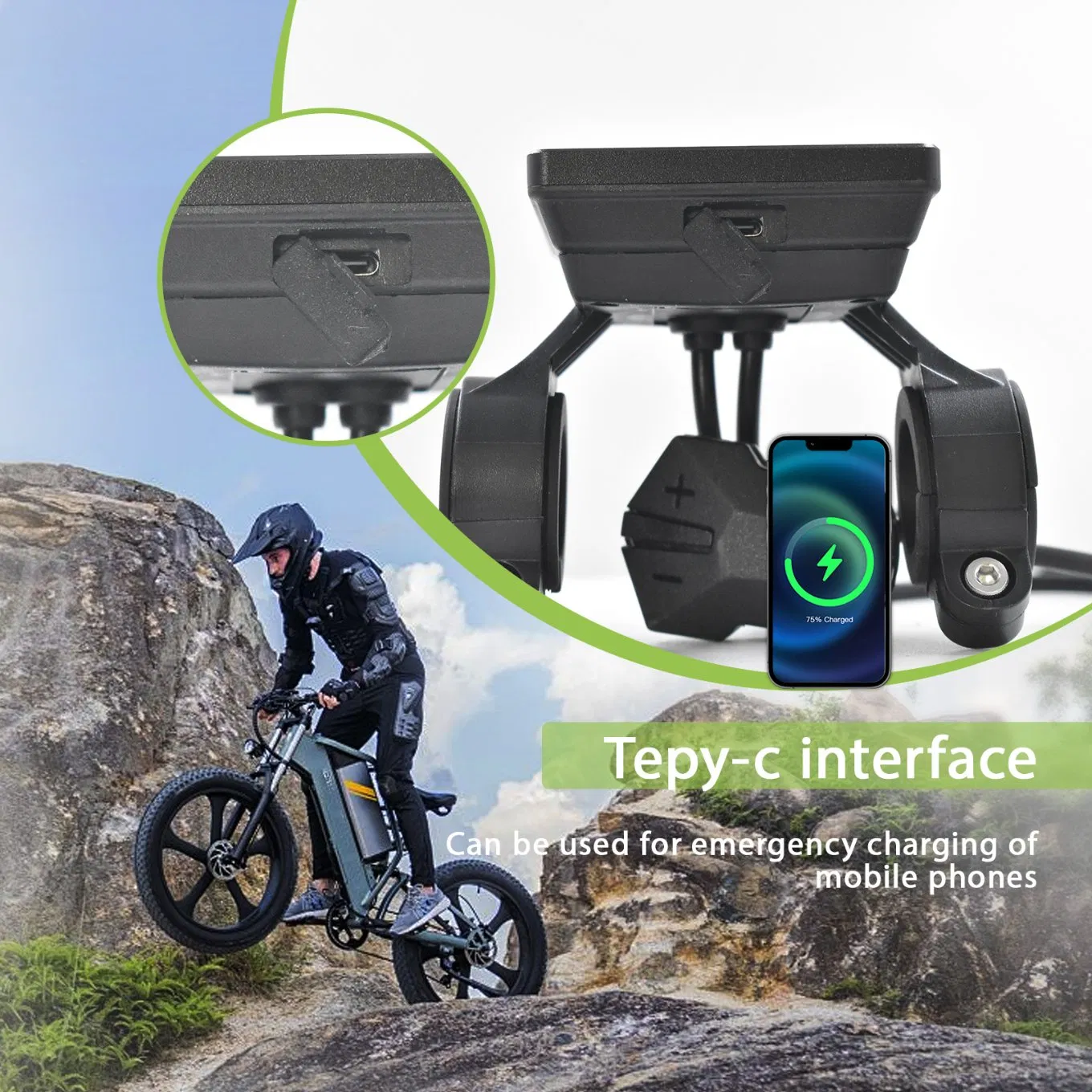 Bike Conversion Kit Ebike LCD Display Cycling Computer Accessories