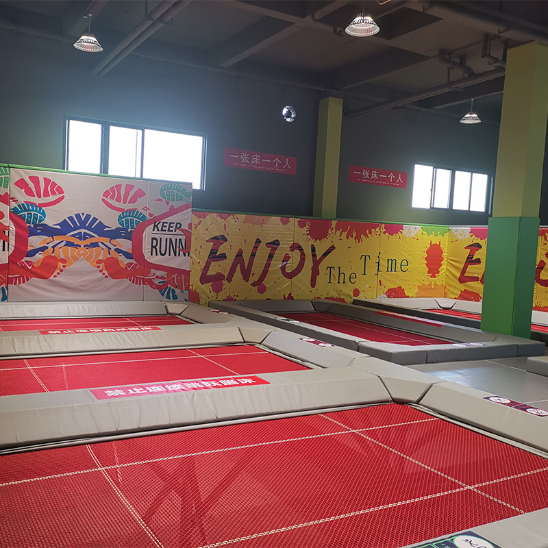 Customized Theme Children Indoor Commercial Amusement Jumping Playground Sports Fitness Center Ninja Trampoline Park Equipment