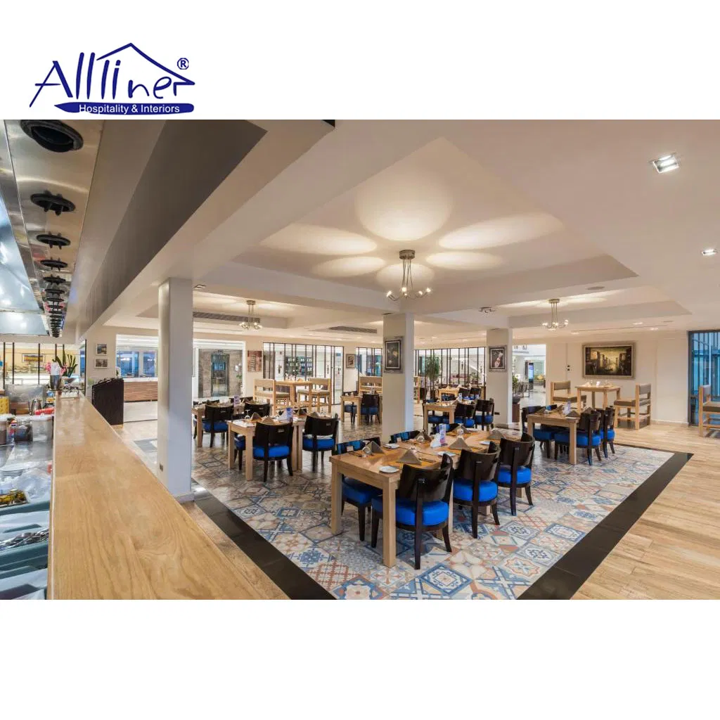 Luxury Hotel Restaurant Home Dining Room Furniture Wood Cross Back Upholstered Chair