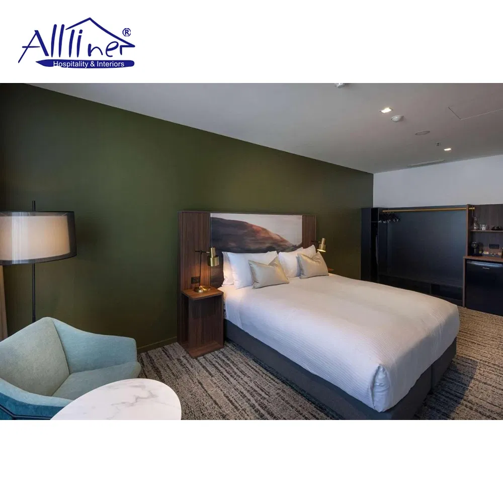 Luxury Modern Design King Bed Set Upholstered Home Wooden Sleeping Bedroom Furniture