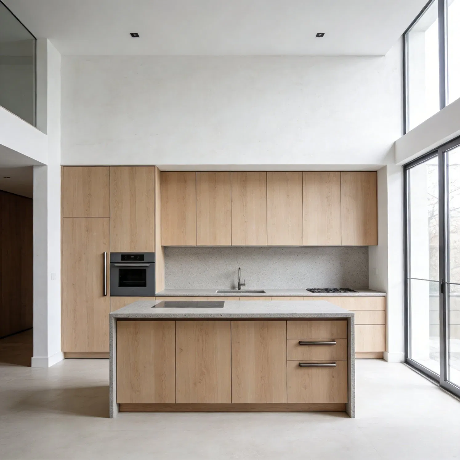 Modern Kitchen Cabinet System Designed for Space Optimization