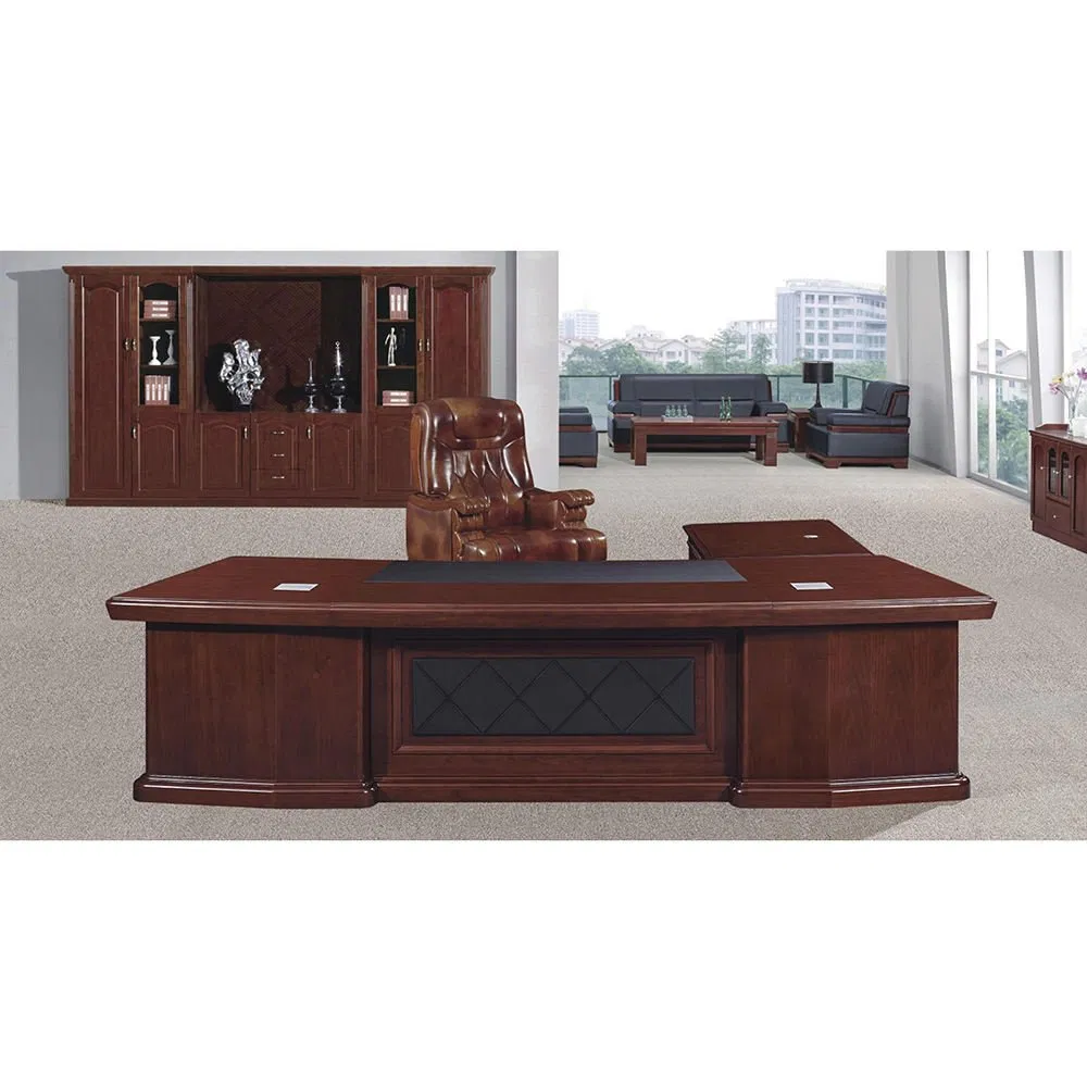 Government Boss Office Executive Desk Factory Wood Veneer MDF Presidential Office Furniture