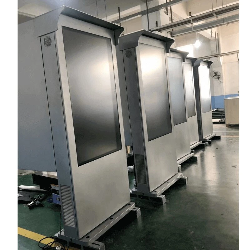 Chinese Cheap 75inch Stainless Steel Digital Screen Advertising Solution