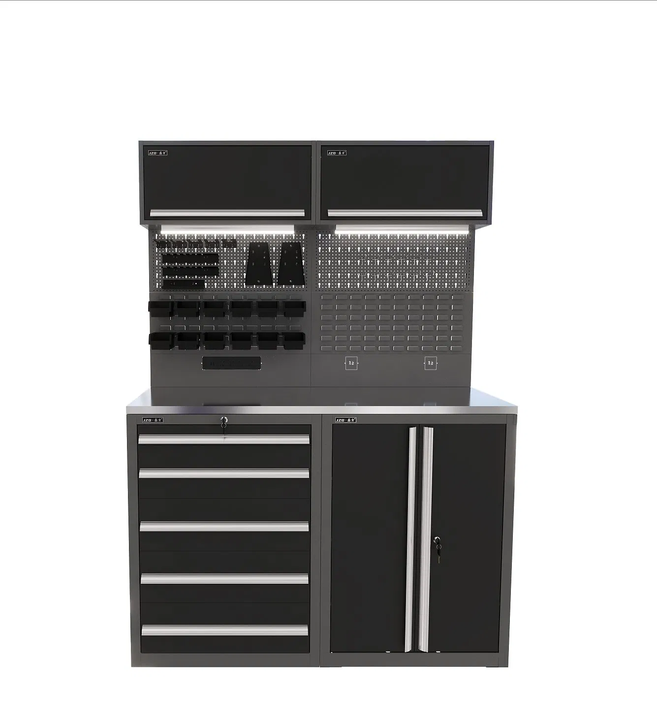 Modular Workshop Storage System Stainless Steel Rolling Toolbox