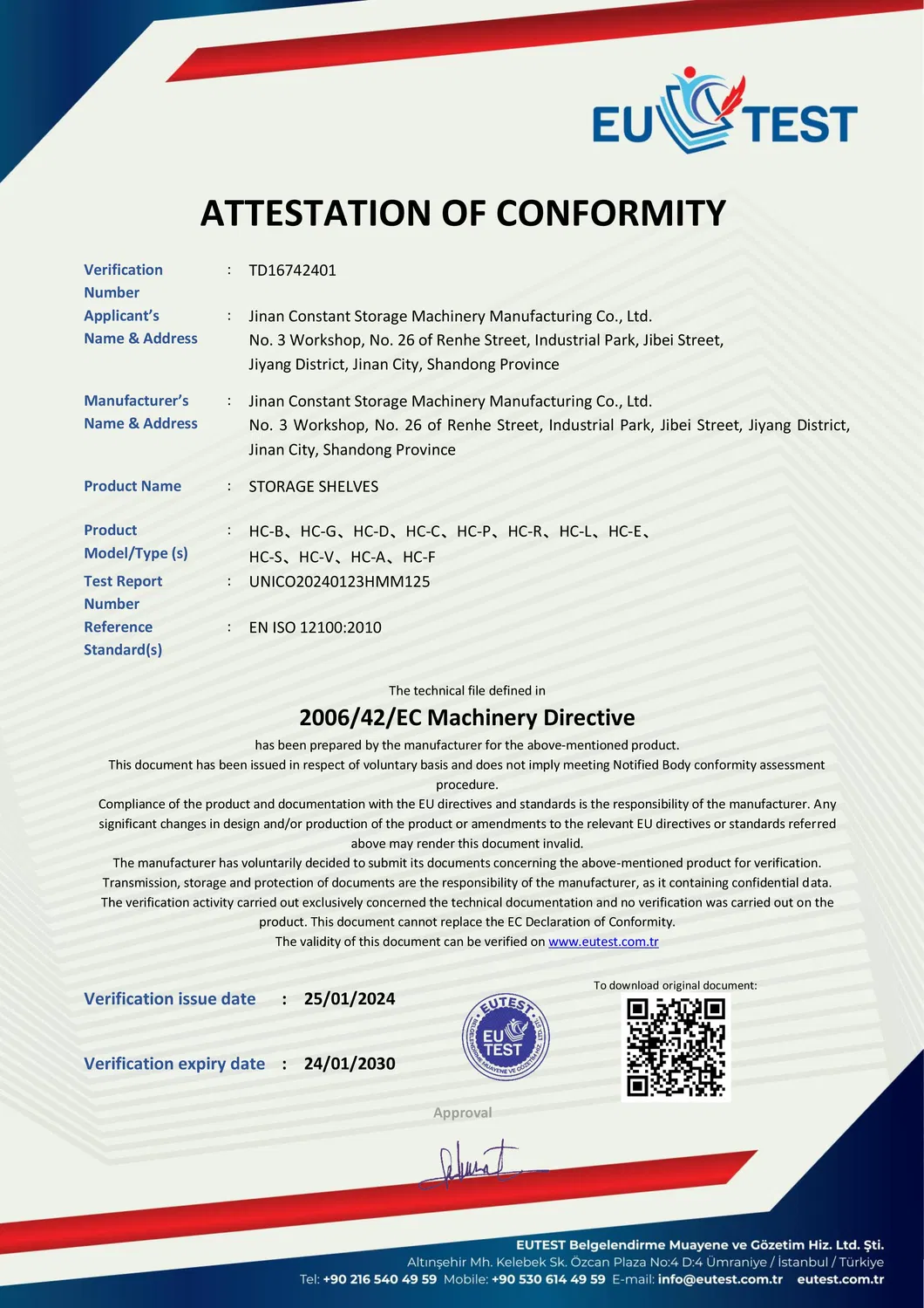 Certification and Quality