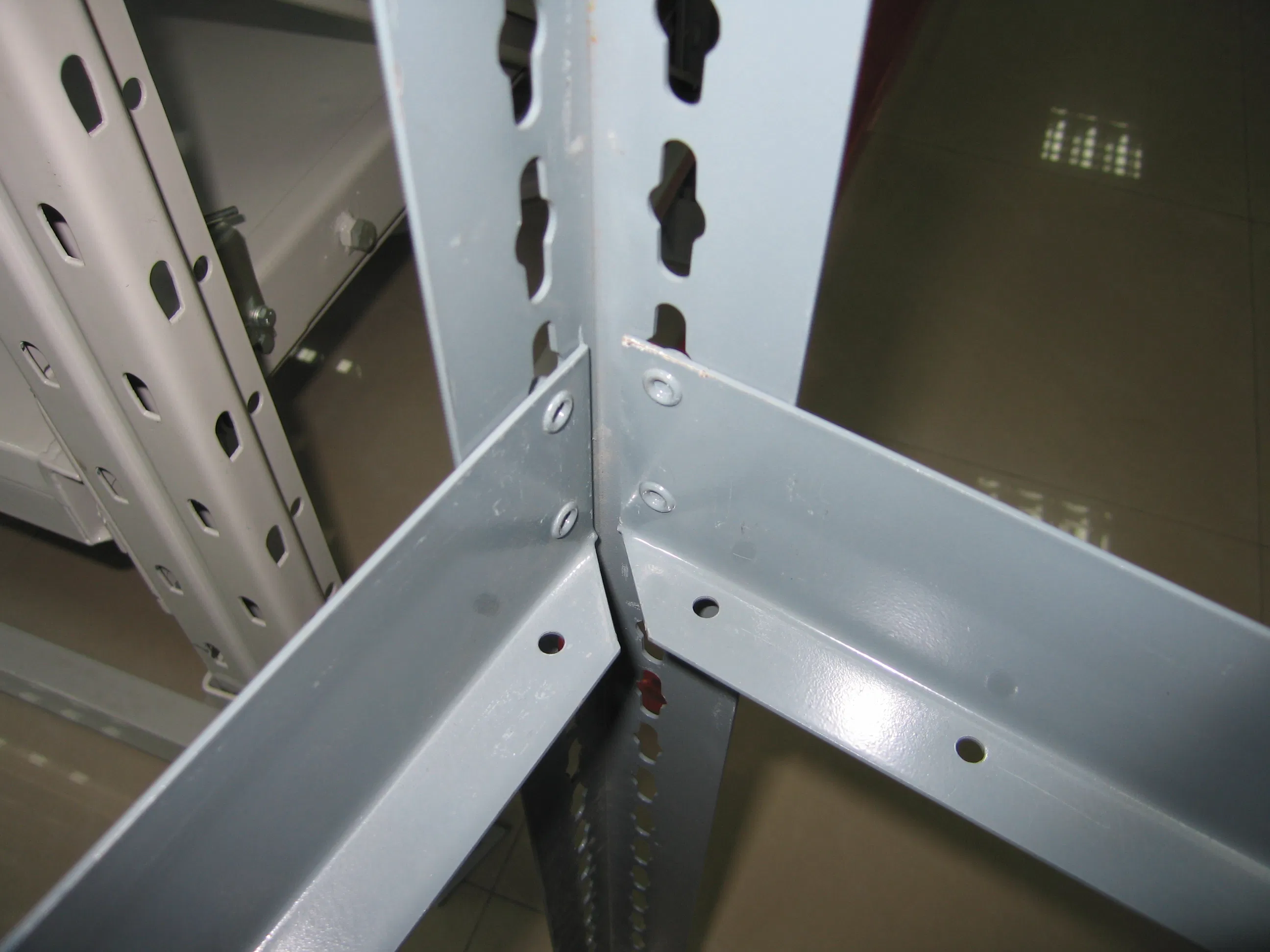 Versatile Metal Rack: Durable Bolt Less Garage Shelving Solution