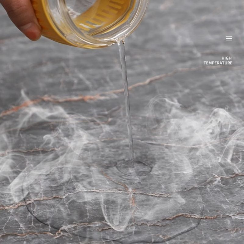 Elegant Kitchen Wallpaper: Self-Adhesive Marble Pattern Sticker Design