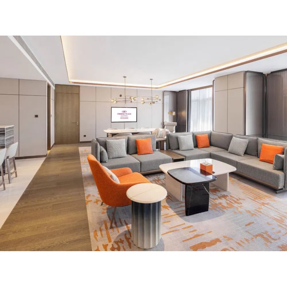 Modern 4 Star Hotel Room Decor Luxury Interior Design Wooden Bedroom Furniture Set