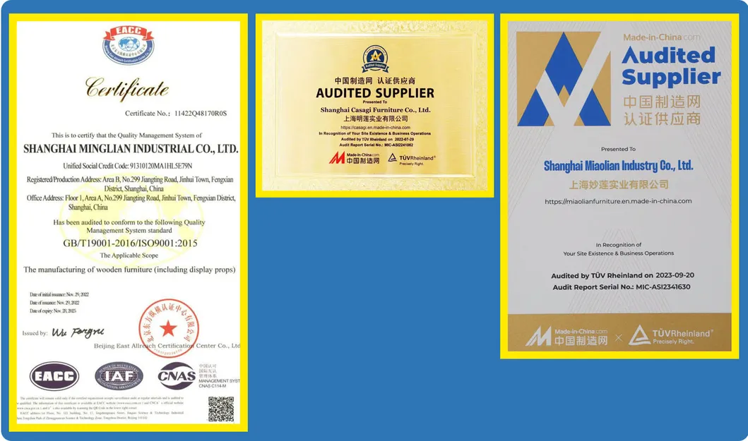 Certificates