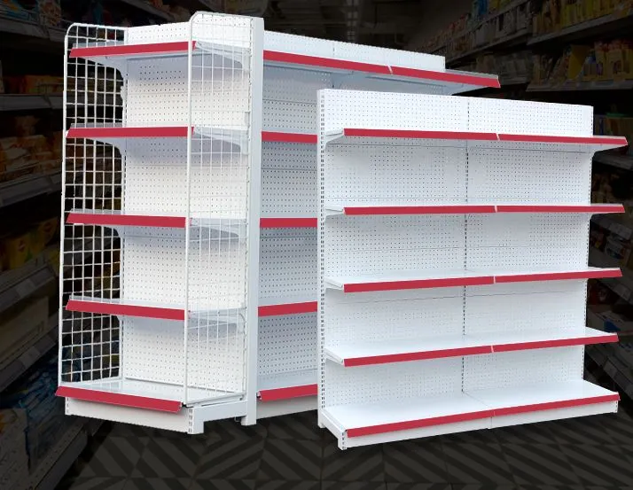 Back hole style shelf