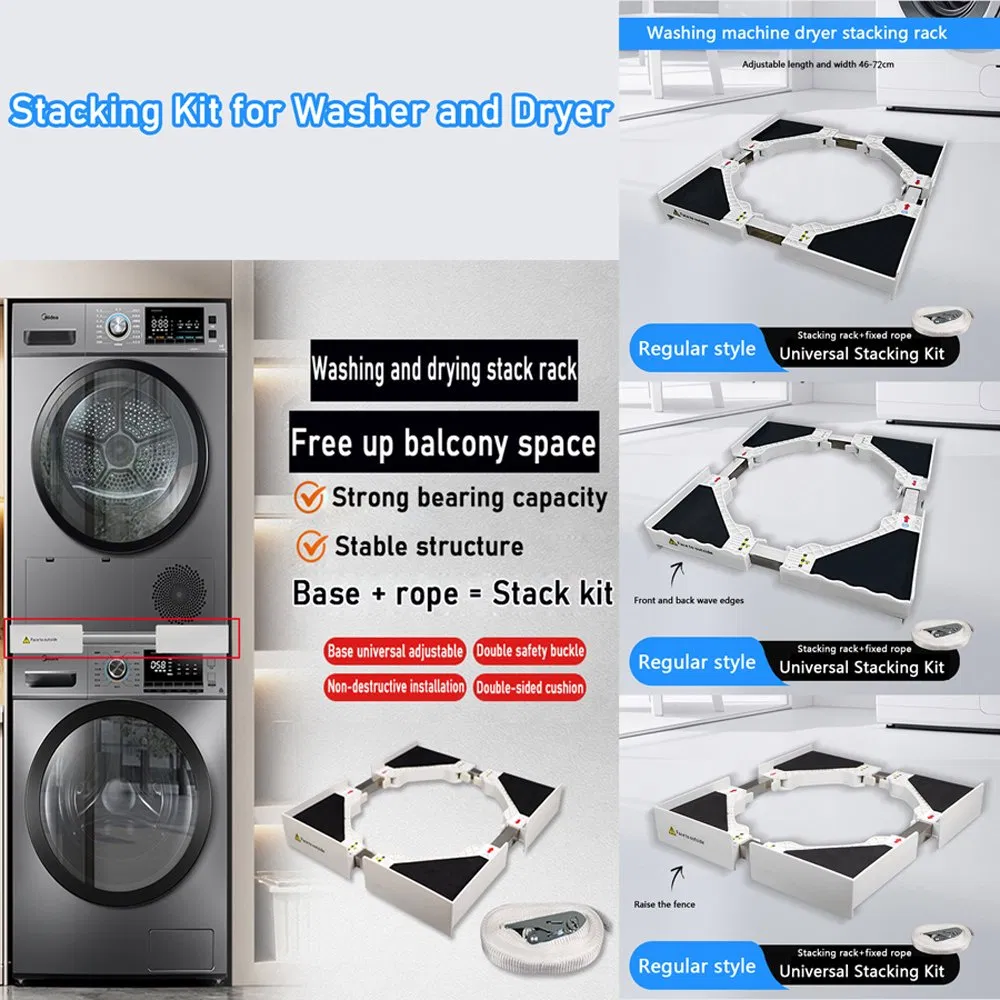 Washer Dryer Stacking Kit: Durable Low Noise and Easy to Install Solution