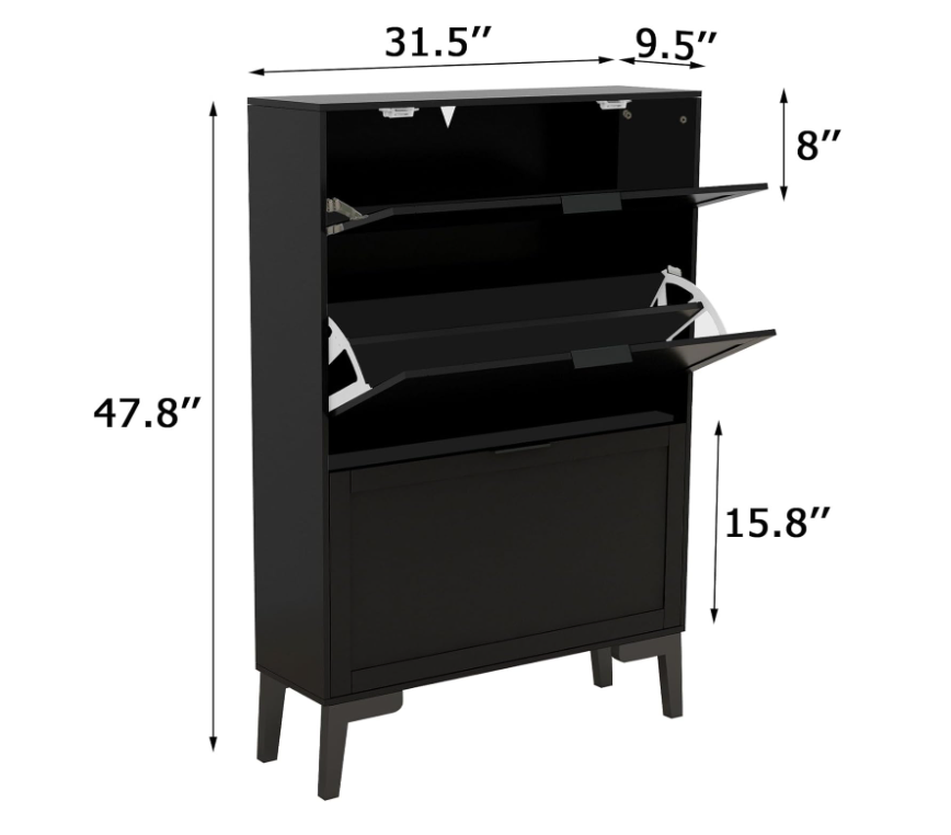 Chic Footwear Storage Solution for Contemporary Hallway Shoe Rack