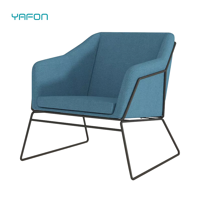 Home Furniture Luxury Accent Chair Modern Living Room Accent Upholstered Fabric Single Seat Sofa Chair