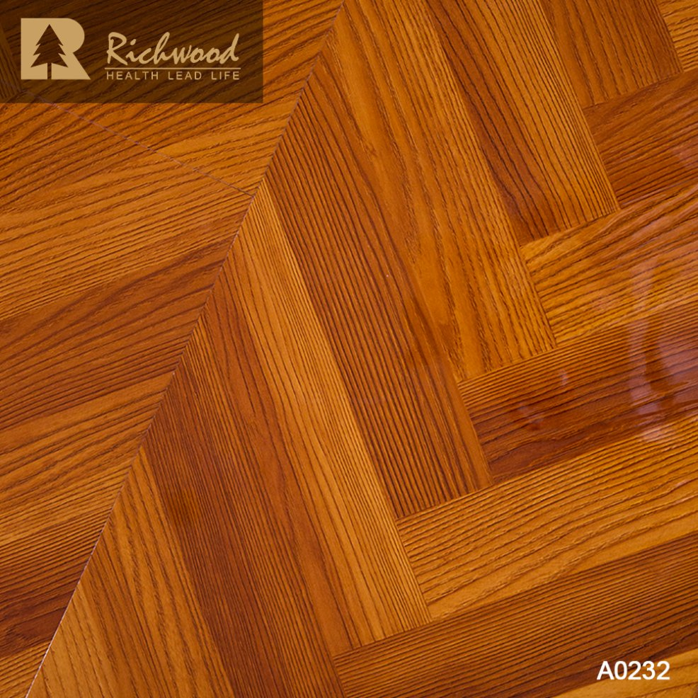 Building Commercial Oak Vinyl PVC Plastic Composite Laminate Laminated Engineered Wood Flooring Art Parquet Collection