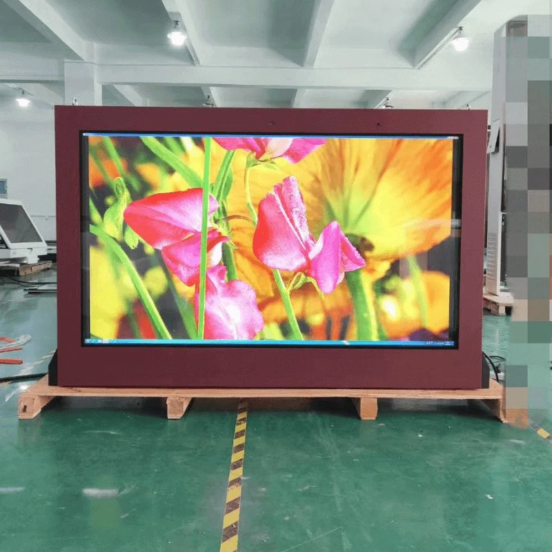 Chinese Cheap 75inch Stainless Steel Digital Screen Advertising Solution