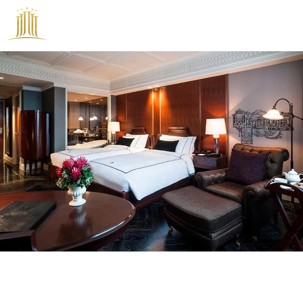 Custom Factory Modern 5 Star Hotel Room Decor Ideas Luxury Interior Design Wooden Bedroom Furniture Set