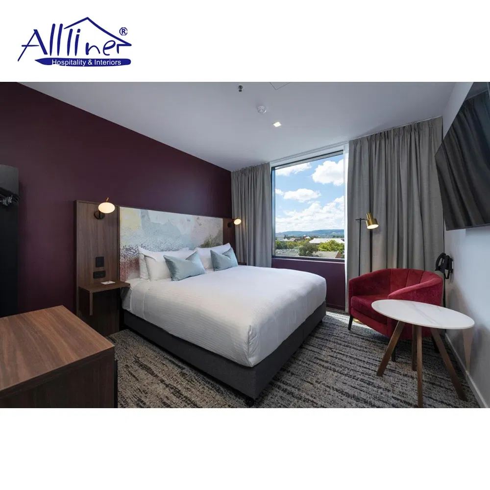 Luxury Modern Design King Bed Set Upholstered Home Wooden Sleeping Bedroom Furniture