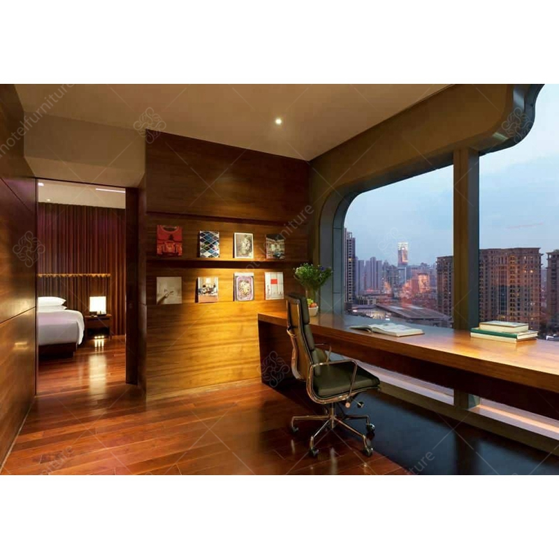 Wood Panels Motel 6 Hotel Furniture Set for Sale