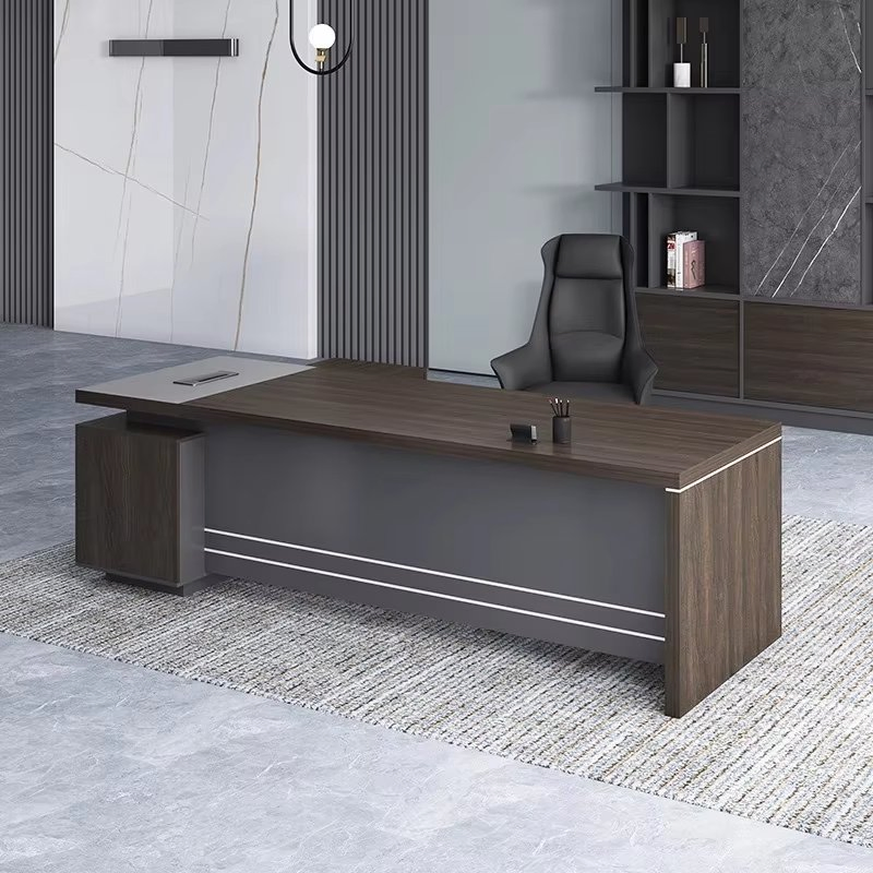 L Shaped Office Table Executive Desk Education Office Furniture for School Bank Office