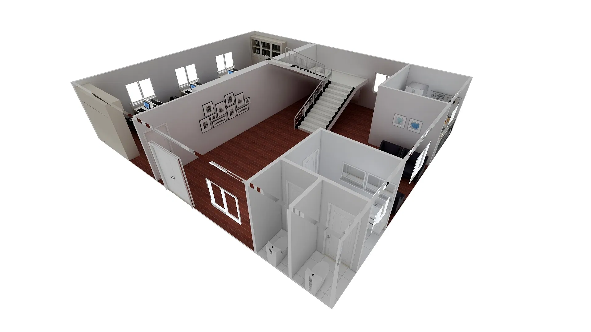 Hot Sale 20FT Luxury Prefab Living Container House Hotel in Philippines