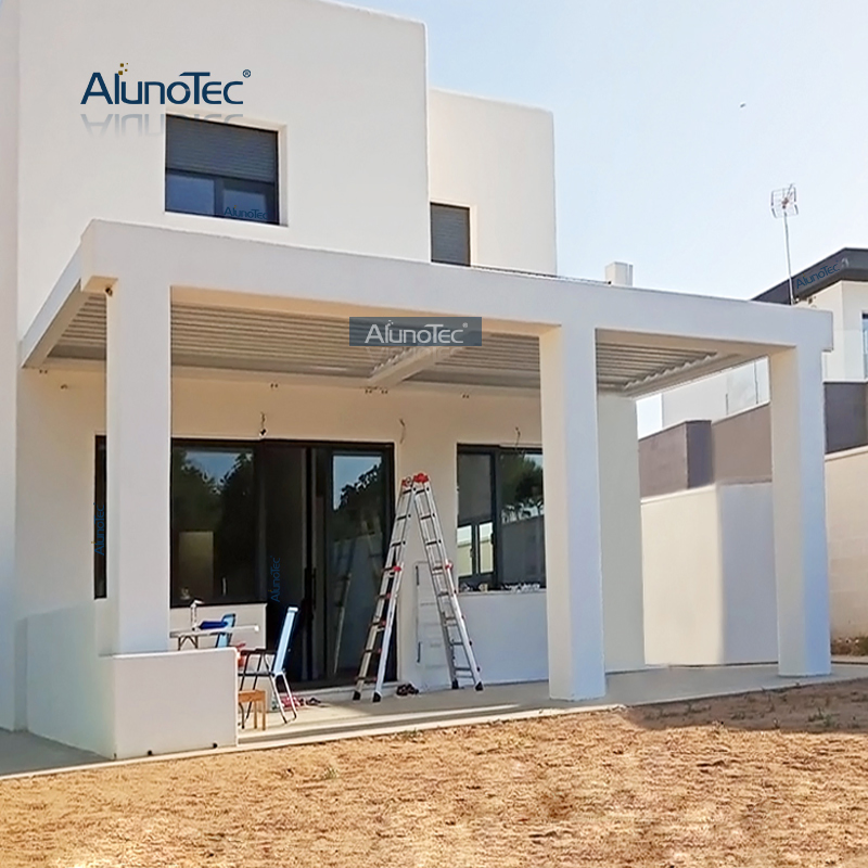 Cost-Effective Moveable Patio Cover Roofing Pergola Motorized Terrace Cover for Restaurant