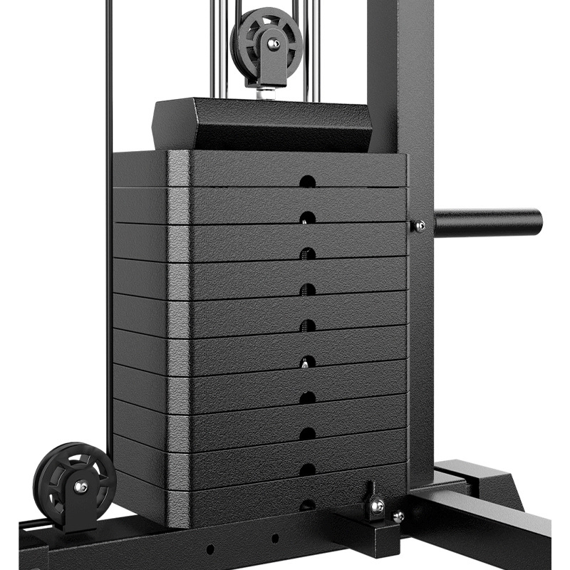 Multifunctional Integrated Smith Machine System with Squat Rack and Pull-up Bar