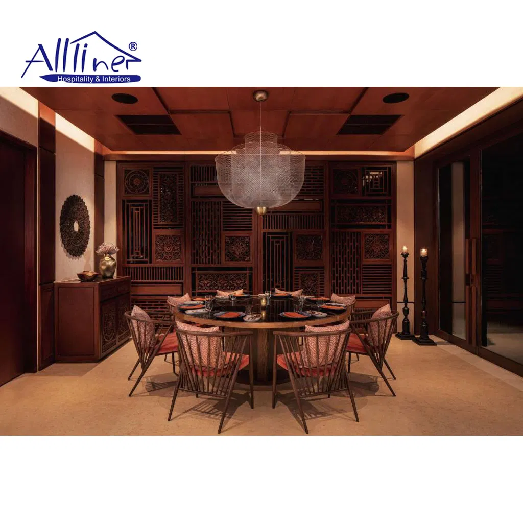 Luxury Hotel Restaurant Home Dining Room Furniture Wood Cross Back Upholstered Chair