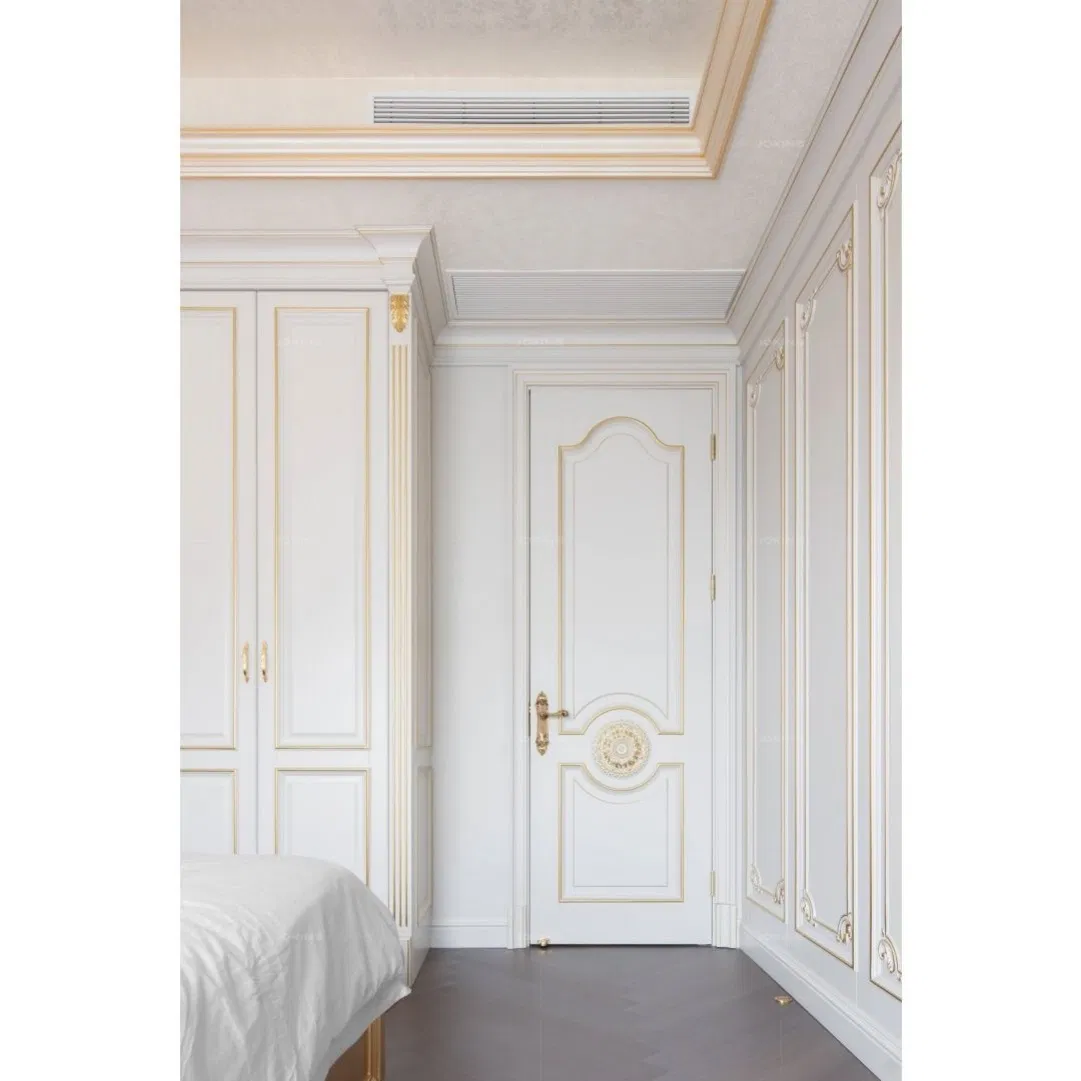 Custom Aluminum Honey Comb Base Solid Wood Door Features Magnetic Silent System for Medieval Style Wholesale Wooden Furniture