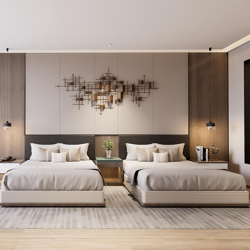 Five-Star Hotel Quality Solid Wood Panel Furniture Collection