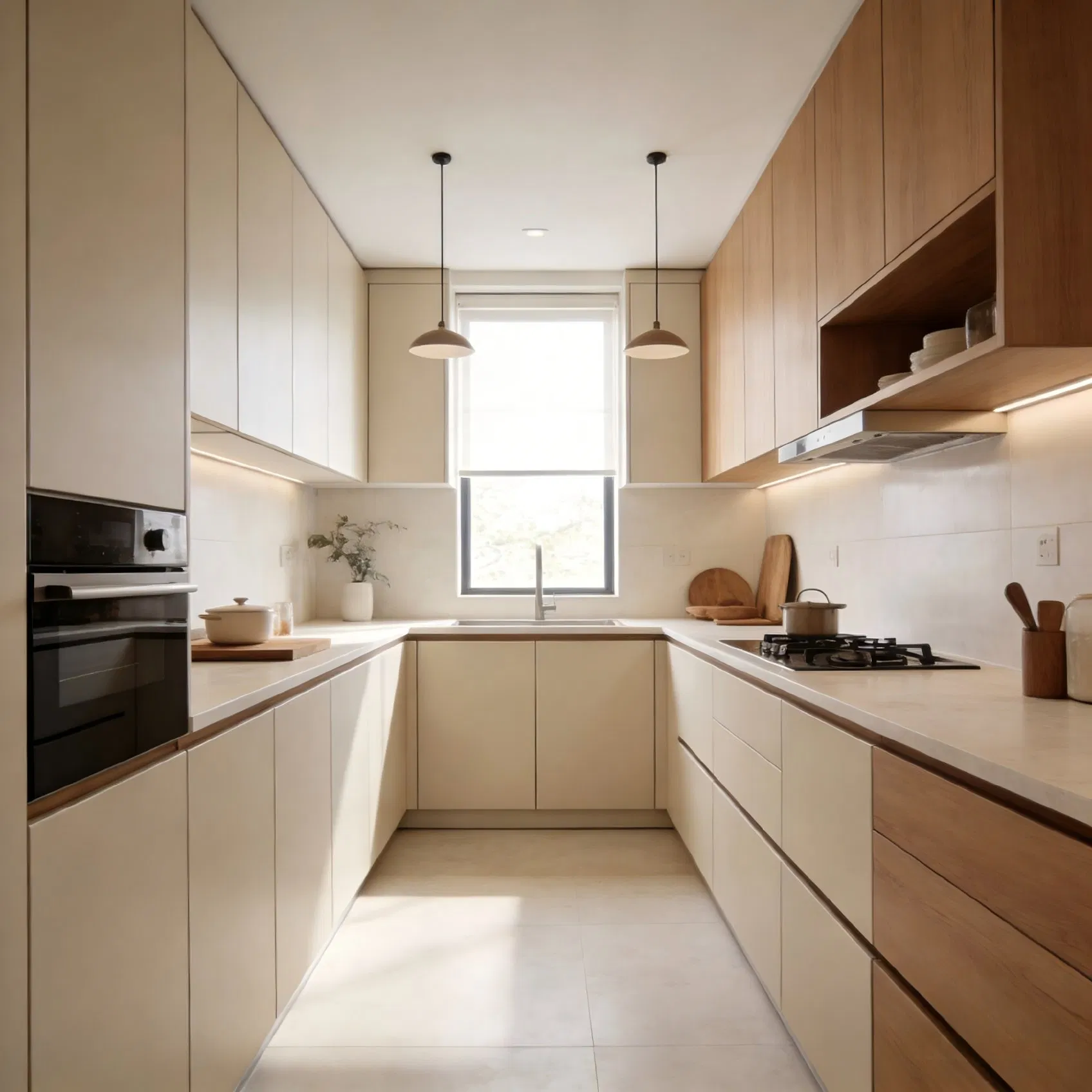 Modern Kitchen Cabinet System Designed for European Style Kitchens