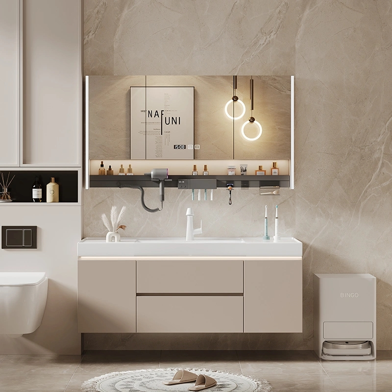 Smart Makeup Bathroom LED Mirror Medicine Cabinet - Wall Mounted Design