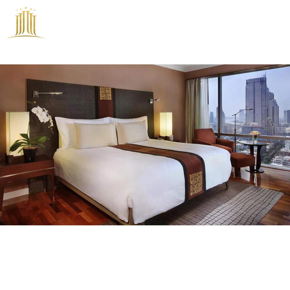 Custom Factory Modern 5 Star Hotel Room Decor Ideas Luxury Interior Design Wooden Bedroom Furniture Set