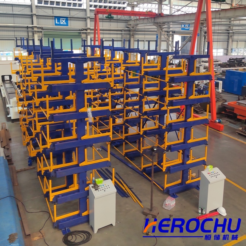 Sliding Cantilever Metal Pipe Rack System