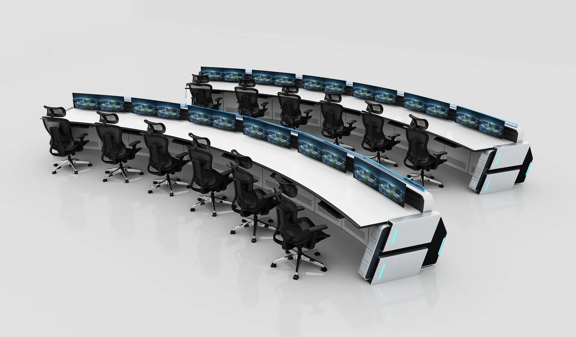 Kehua Fuwei Modular Command Furniture for Efficient Emergency Response Desk Solutions