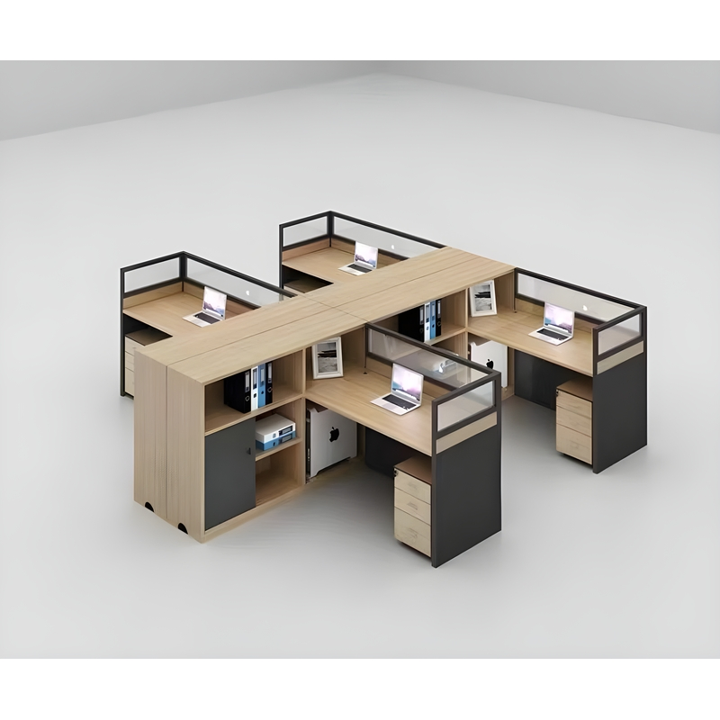 Modern Office Furniture Modular Desk Workstation System for 2 Person