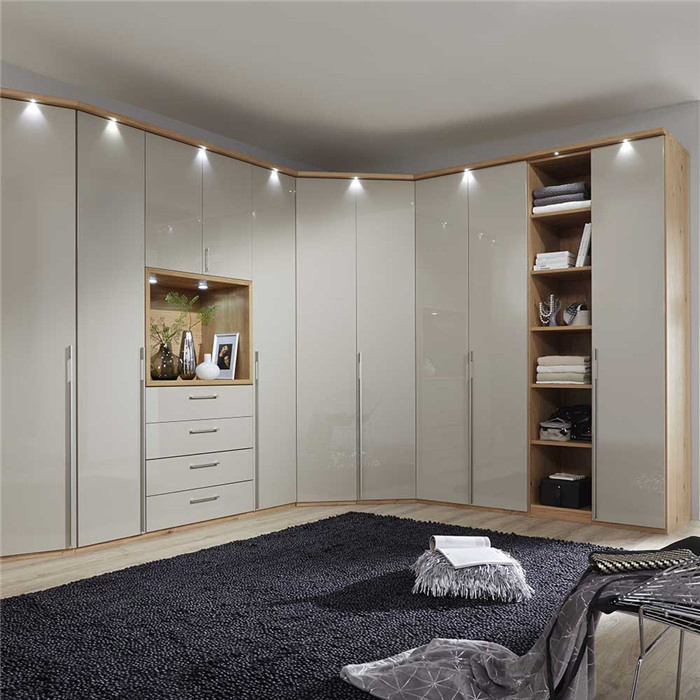 Ace Mirror Door System Walk in Closet Home Furniture Cabinet Full Luxury Bedroom Storage Cabinet Wardrobe