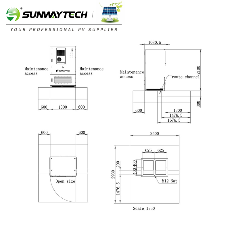 Custom Home Energy Storage Systems Battery Charging Rack Storage Cabinet 50kw 100kw
