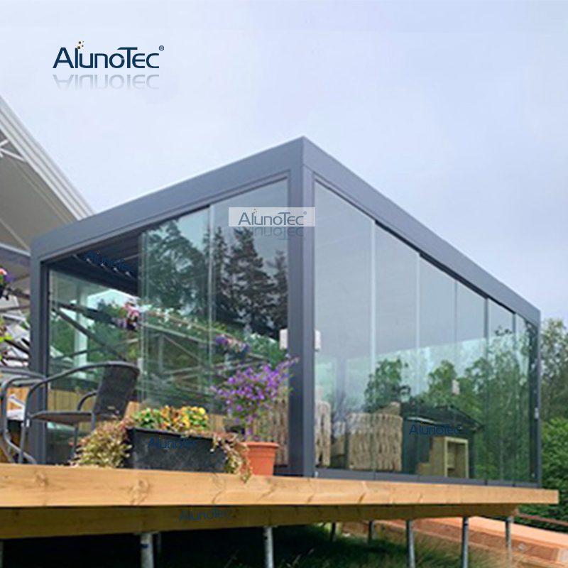 Cost-Effective Moveable Patio Cover Roofing Pergola Motorized Terrace Cover for Restaurant