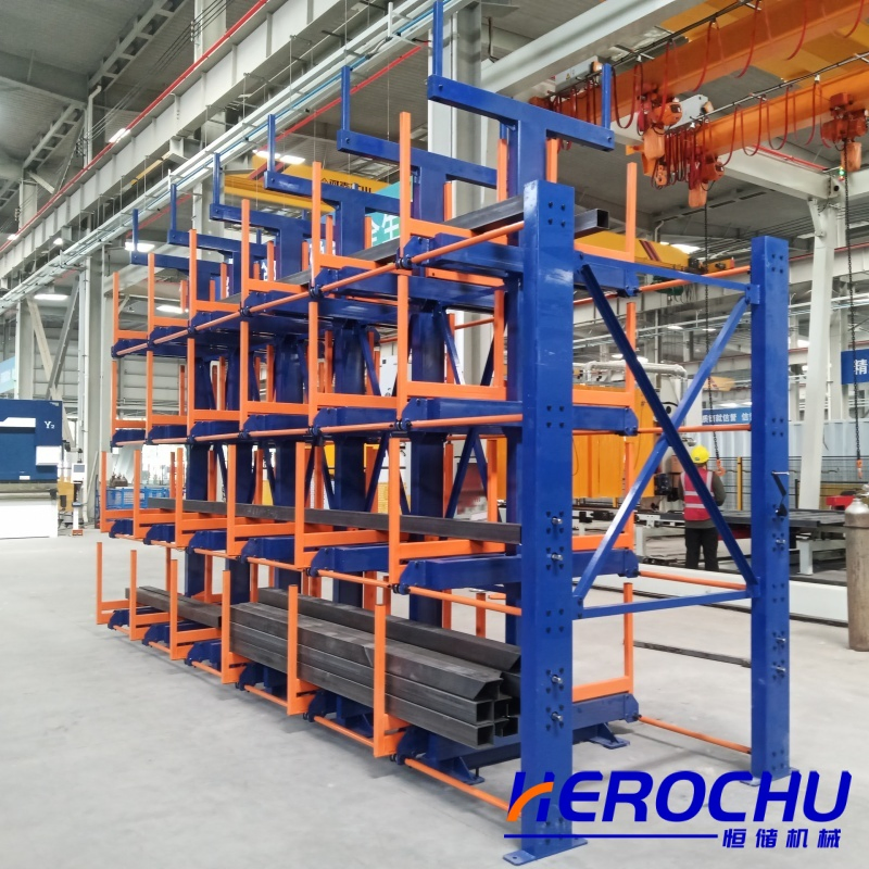 Sliding Cantilever Metal Pipe Rack System