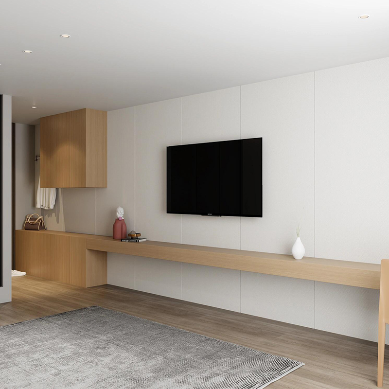 Durable Solid Wood Panel Furniture for Elegant Hotel Spaces