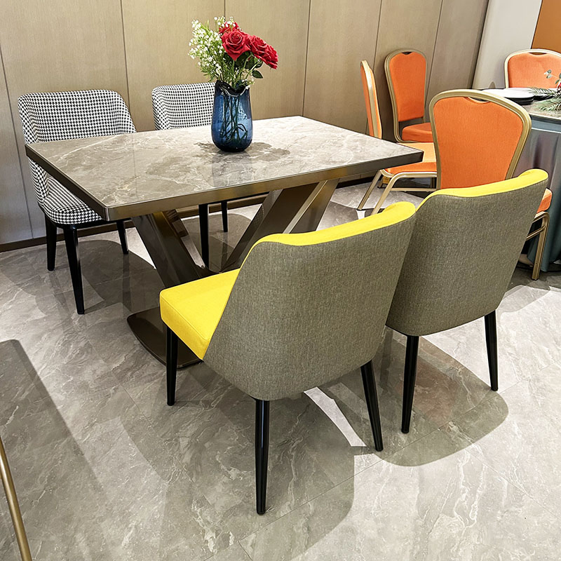 Contemporary Restaurant Chair Table Collection for Dining Areas