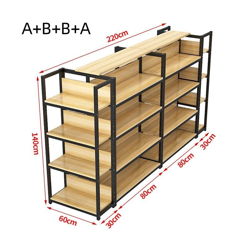 OEM Black Metal Shelving Systems for Supermarket &amp; Retail Wholesale Store Fixtures Garage &amp; Food Use Discount Shelving Units