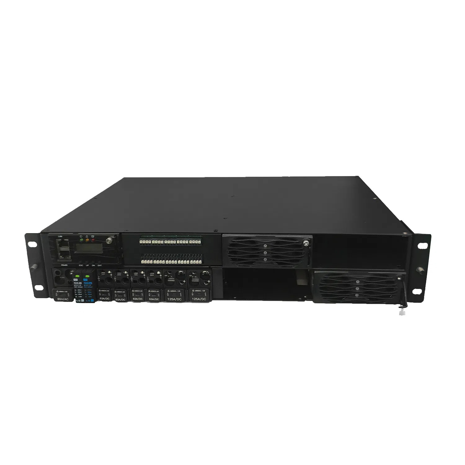 Bvt Rack Mount DC Power Supply 24VDC 1.8kw Rectifier 60A Embedded Rack Mounted Rectifier Modular Rack Telecom Rectifier System