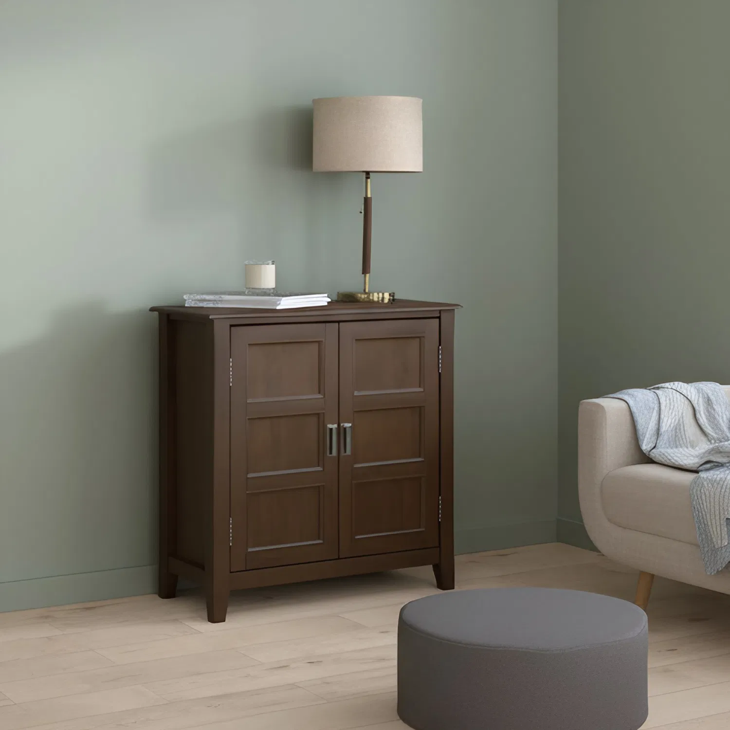 Stylish Living Room Sideboard: OEM Design with Solid Wood Craftsmanship