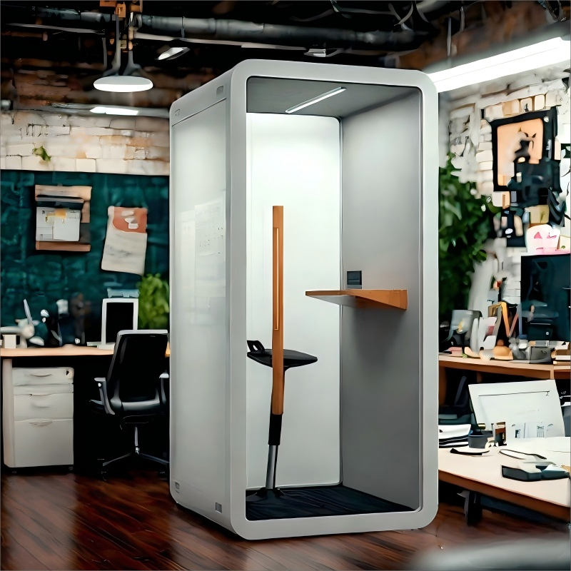 Soundproof Phone Booth: Elegant Design with ISO Certification for Assurance